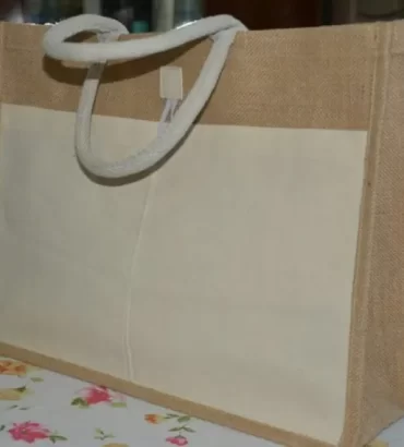 Jute & Cotton Shopping Bag